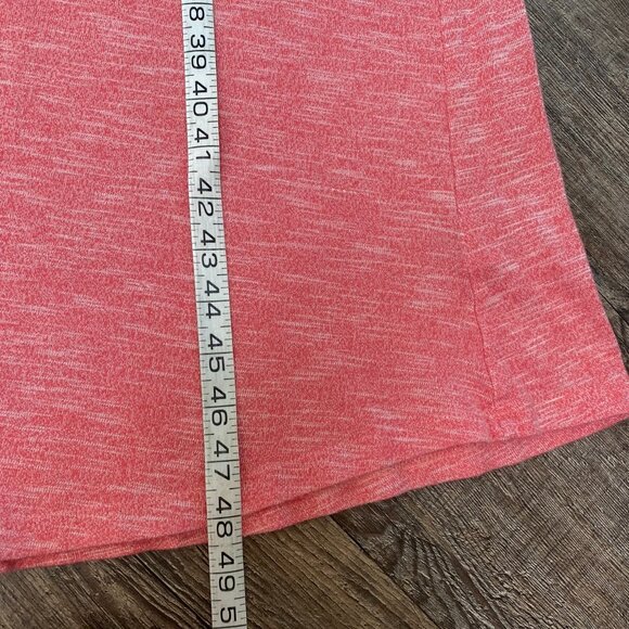 Soft Surroundings Womens Maxi Jersey Knit Dress Sz PL Pink Cold Shoulder Travel - Picture 9 of 9